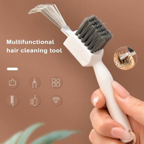 Очиститель расчески для волос из нержавеющей стали, удобная ручка, устойчивый к ржавчине, экологически чистый, гладкий инструмент для чистки расчески