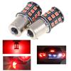 2Pcs 1156 Ba15S 2835 33-Smd Red Led Bulbs Car Turn Signal Lamp Brake Lights