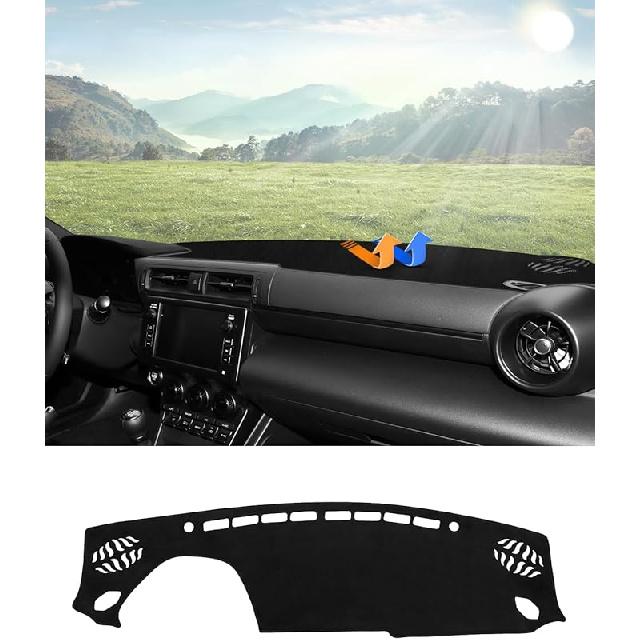 Autorder Dashboard Cover Mat For 2002-2005 Dodge Ram 1500 & 2003-2005 2500/3500 Accessories Dash Cover Flannel Dash Mat Sunshade Glare UV Rays