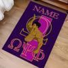 Custom personalization Omega Psi Phi Print Area Rug - Soft, Washable Non-Slip Indoor Mat,Living Room,Home&Office Decorative Rug
