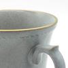 Aito (Aito) aito Seisakusho [Stitch] Mug, Approx. 350ml, Gray, Mino Ware, Microwave and Dishwasher Safe, Made in Japan, 111058