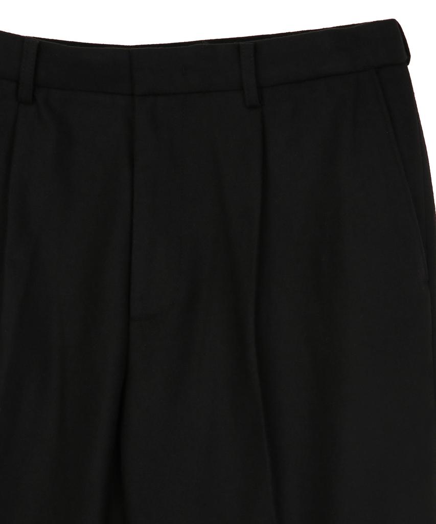 IL CORSO Wool Blend Relaxed One-Tuck Slacks Black Iepa5F003Bk
