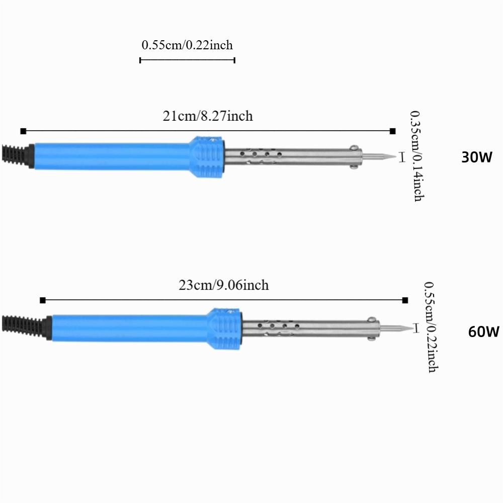 Plastic Handle Electric Soldering Iron Kit Soldering Brazing Equipment  Metal Electric Repairs