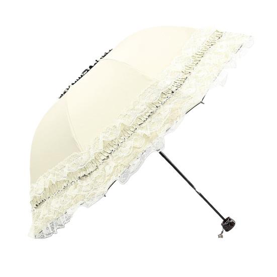 Кружевной складной зонт, портативный, солнцезащитный, с защитой от ультрафиолета, ветрозащитный, легкий, водонепроницаемый, для путешествий, мини-зонт от солнца