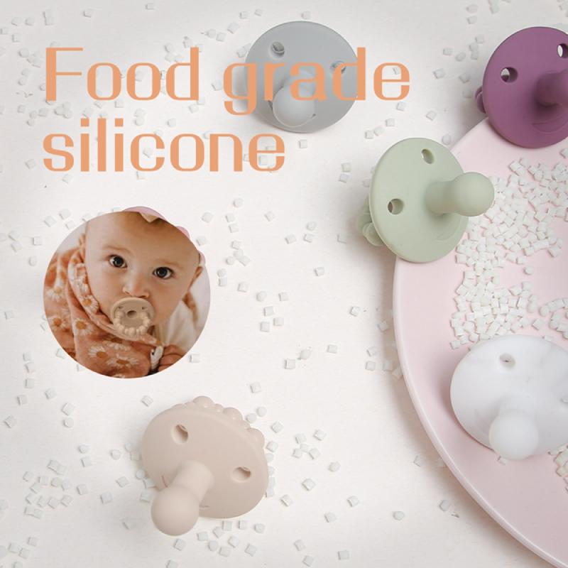 Soft Silicone Soothing Baby Pacifier Portable Newborn Boys Girls Sleep Soothie Bite Nipple Nursing Teether Infant Supplies