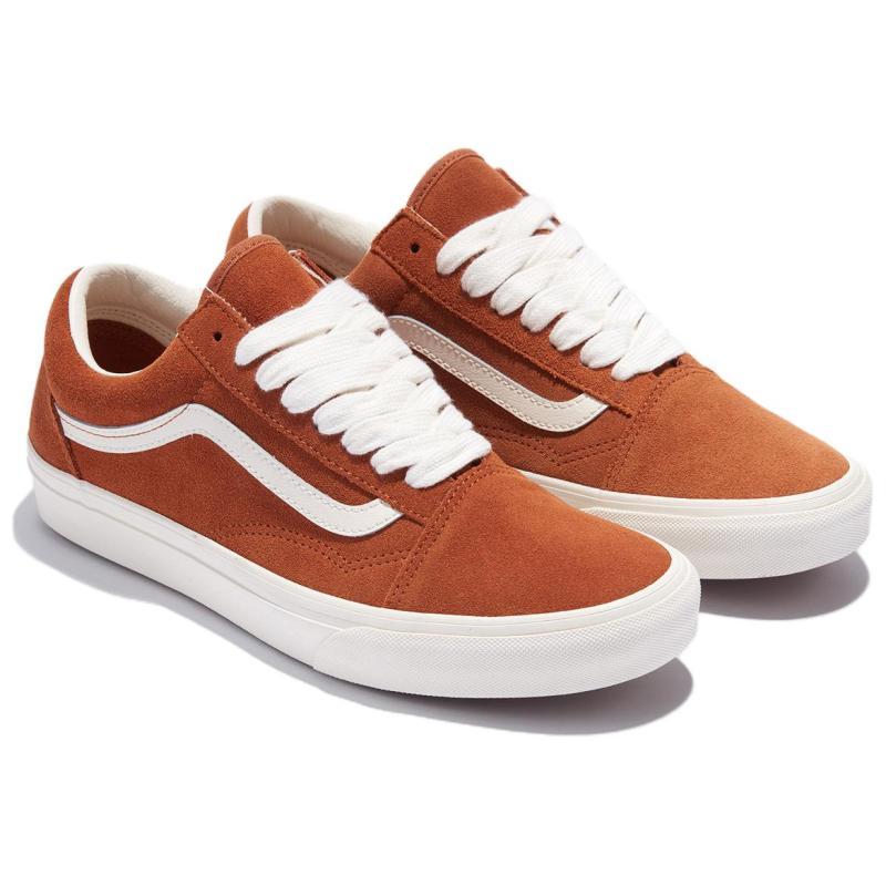 Vans Низкие кеды для скейтборда Old Skool, унисекс, коричневые кроссовки VN000CR5N1Z