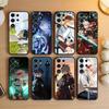 Чехол для телефона Genshin Y-Каэдэхара Кадзуха для Samsung S26, S25, S24, S23, S22, S30, S21, Ultra, Plus, FE 5G, Черный, Мягкий