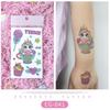 Glitter Princess Tattoo Stickers for Kids – Perfect for Party Desserts