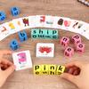 Игрушка для изучения английского языка, алфавит, обучающие игрушки, детские игрушки-головоломки, развивающие игры для малышей