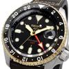 SEIKO 5 SPORTS SKX Series GMT Model Automatic Mechanical Wristwatch Seiko 5 Sports Made In Japan SSK036 Black Brown Leather Overseas Model [Seiko]