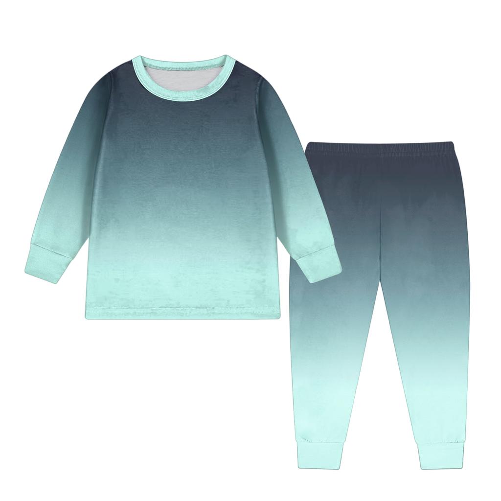 Детский модный костюм юбка топ с круглым вырезом и длинными рукавами брюки