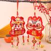 The Year Of The Loong New Year Spring Festival Decoration Pendant Car Festive Fuzi Wind Bell Pendant