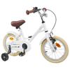 Kids  Bike 16 Inch for Ages 4 6 White