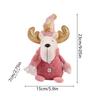 Снеговик Санта-Клаус Кукла Лось Розовый Санта Украшенный Рождественский Снеговик Украшение Розовая Рождественская Кукла