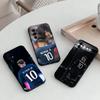 Футбольный 10 Для NEYMAR JR Чехол для телефона Для Samsung S25,S24,S21,S22,S23,S30,Ultra,S20,Plus,Fe,Мягкий силиконовый Черный чехол