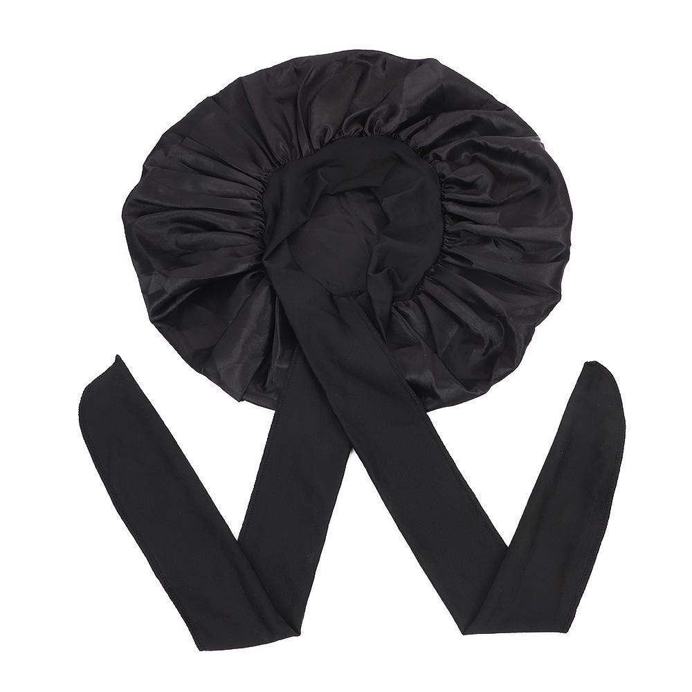 Women's Satin Lace Elastic Nightcap for Hair Protection