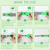 4Pcs Professional Fabric Tube Maker Plastic Sewing Rolling Tool For Handmade Bedding Rug Making Knitting Craft Project