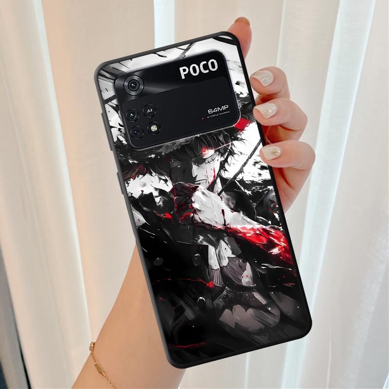 One Piece Zoro Luffy Soft Cover Case for Xiaomi Poco C51 C61 C75 X4 Pro X5 F3 F7 X7 C71 M5s M7 X3 NFC C40 C50 M3 M4 Pro