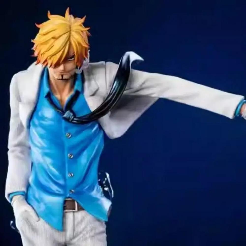 Фигурка Санджи из аниме One Piece, 24 см, с показа мод, из ПВХ, модель, статуэтка, украшение, коллекционное изделие, игрушка, подарок.