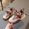 2024 Плюшевые кроссовки для девочек и мальчиков Зимние Новая мода Корейский стиль Мягкая подошва Противоскользящие Универсальные Уличные Спортивные Шикарные туфли