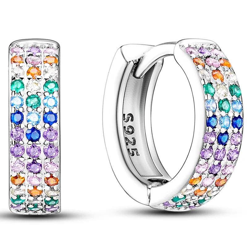 Sales100% S925 Стерлингового Серебра Звезда Луна В Форме Сердца Женские Серьги Подходят Оригинальные Серьги Свадебные Изящные Ювелирные Изделия Подарки