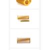 Creamily 2pcs Lightest Load Die Mold Springs Tf Yellow Spiral Stamping Compression Spring Od25mm Id12.5mm Length 20 - 200mm