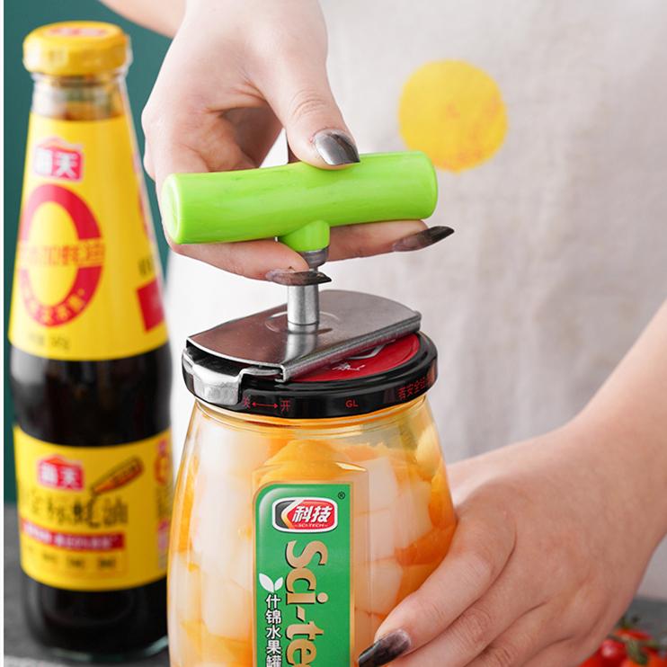 Kitchen Can Opener Adjustable Non-slip Multi-functional Handheld Chili Sauce Bean Sauce Bottle Opener Household Gadget Accessories