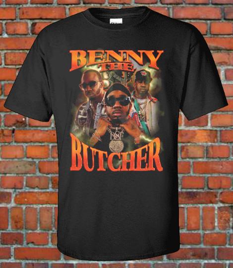 Benny The Butcher GRISELDA 90s Style Bootleg Hip Hop RAP BUFFALO NY Unisex T-Shirt