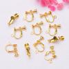 10pcs DIY Ear Clips Converter Spiral Ear Clips Earrings Accessories No Pierced Ear Clips Converter Painless Invisible Ear Clips