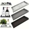 1Pc Multi-Purpose Silicone Tray For Bathroom Organizer Soap Shampoo Perfume Jewelry Organizer Tray Plate