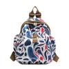 Fashion Women's Backpack In Fashion Print Large Capacity Casual Women's Backpack Oxford Fabric Versatile Travel Backpack