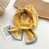 Decorative Simple Texture Silk Scarf Women'S New Style Spring And Autumn Summer Fashion Versatile Headscarf Work Scarf