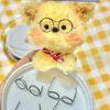 5PCS Mini Doll Glasses Retro Metal Round Frame Lensless Eyewear Sunglasses For Barbie Dolls Wire Strip Stick DIY Accessorie