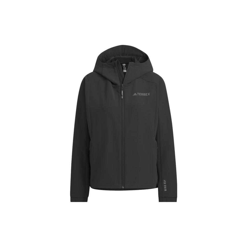 adidas Куртка женская Wind.Rdy Softshell Brushed Jacket черная IS0304