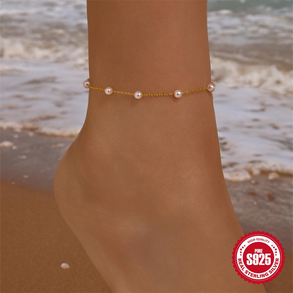 925 стерлингового серебра модный простой бабочка бриллиантовый браслет на щиколотку женский оригинальный дизайн цепочка ювелирные изделия