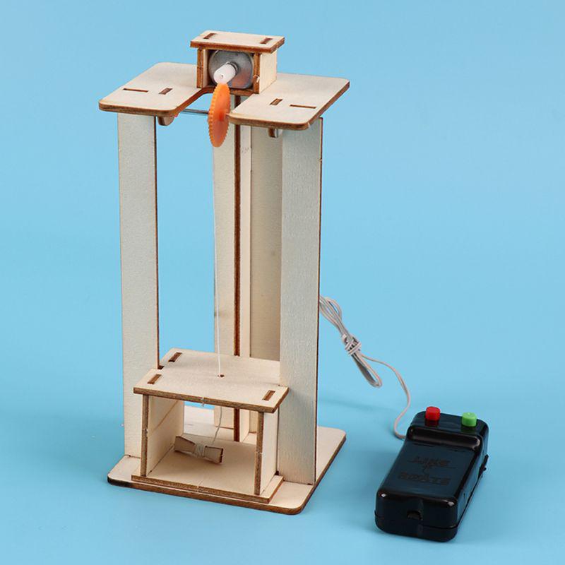 Модель электрического лифта «сделай сам», игрушки, наборы головоломок для научных экспериментов, образование для школьного проекта