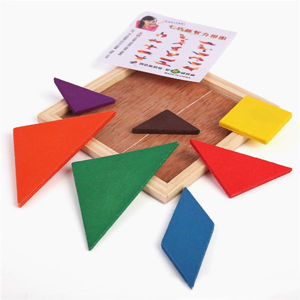 Деревянная головоломка-головоломка «Танграм», развивающая развивающая игрушка для детей высшего качества