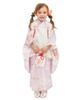 Shichigosan Kimono Set for Dull Pale Purple Night Cherry [KYOETSU] [Kyoetsu] 3-year-old Girls, (2. Blossoms)