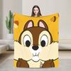 Chip 'n' Dale And Friends Wool Blankets Cartoon Customized Throw Blanket for Home 200x150cm Plush Thin Quilt