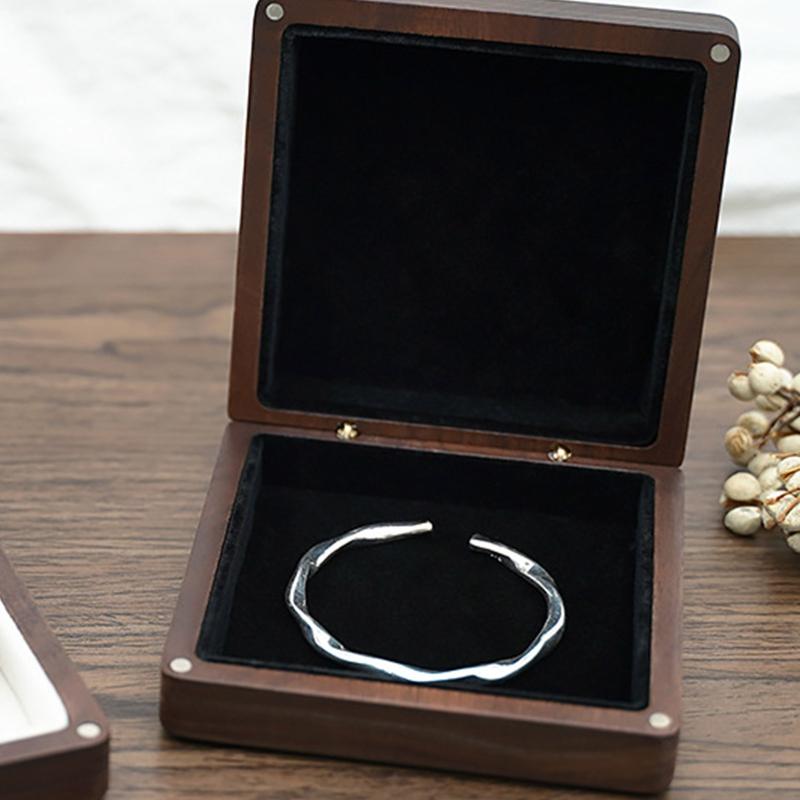 Wood Jewelry Box Organizer Keepsake Storage Collection Art Treasure Memory Box for Ring Bracelet Watch Necklace Earring