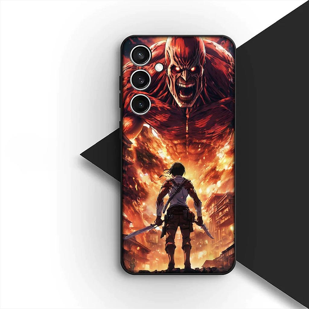 Чехол для Xiaomi Redmi 15 15C A3 A4 A5 9A 9C NFC Note 9 8 Pro Чехол для телефона Защитный чехол Атака Титанов Аниме Леви