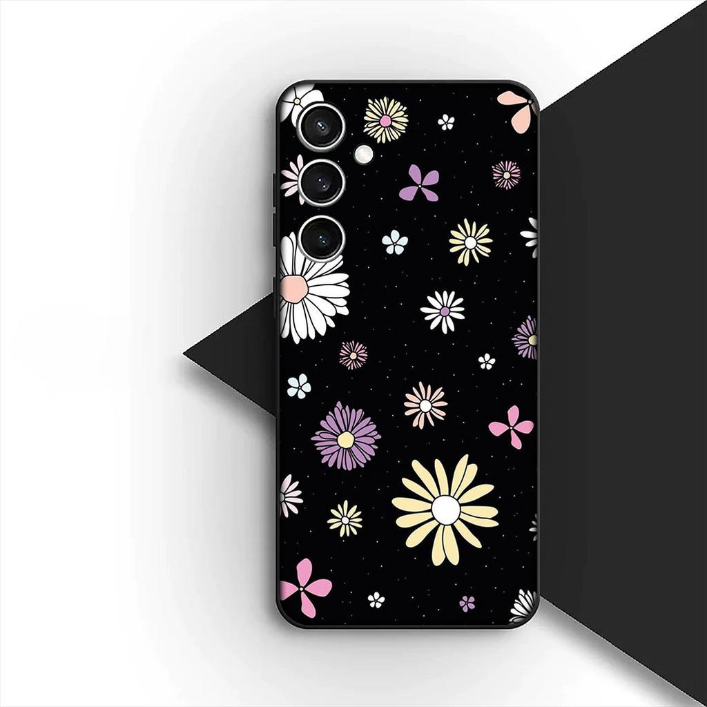for Samsung Galaxy A35 A36 A55 A26 A05 A06 A14 A50 A51 A53 A54 A12 A13 A23 Phone Cover Case Fresh Little Daisy Flower Wallpaper