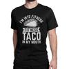 BROOKLYN VERTICAL Я В Фитнесе Fit'ness Тако во рту_ Смешная Саркастическая Футболка с коротким рукавом для взрослых с юмором для тренажерного зала