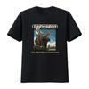 Lagwagon Тур «Третий раз — удачный» Винтажная футболка с изображением лося с сигарой в зубах винтажная Стильная универсальная одежда