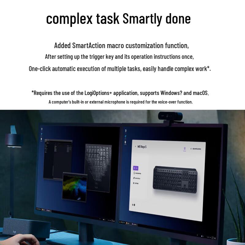 Logitech MX Keys S Wireless Bluetooth Keyboard