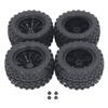 4pcs 12mm Hex 1/10 RC Truck Wheels and Tires for Axial for  for Redcat for Hpi Universal 10 Hole 
