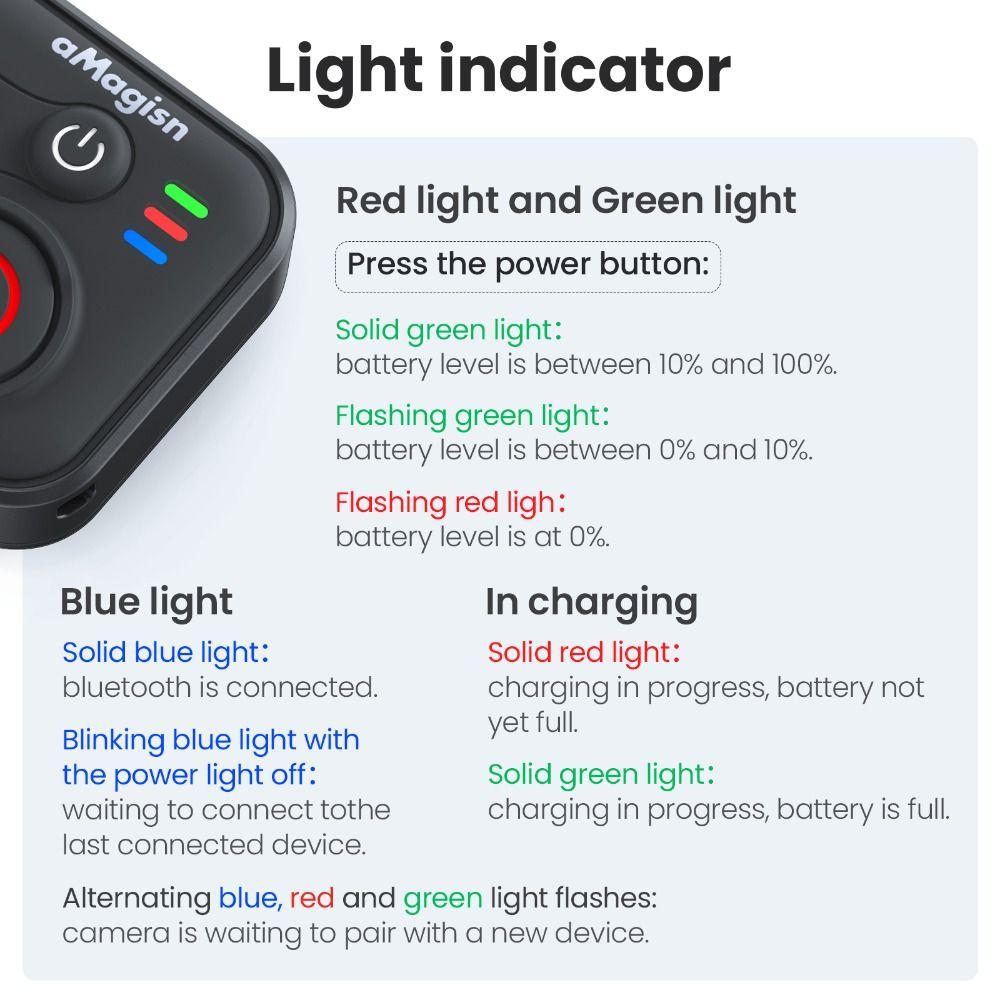 Многофункциональный Bluetooth-контроллер с дистанционным управлением 50M для Insta360 X5/X4/AcePro 2