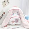 Drooping Cute Ear Rabbit Plush Backpack With Star Embroidery Suitable Daily For