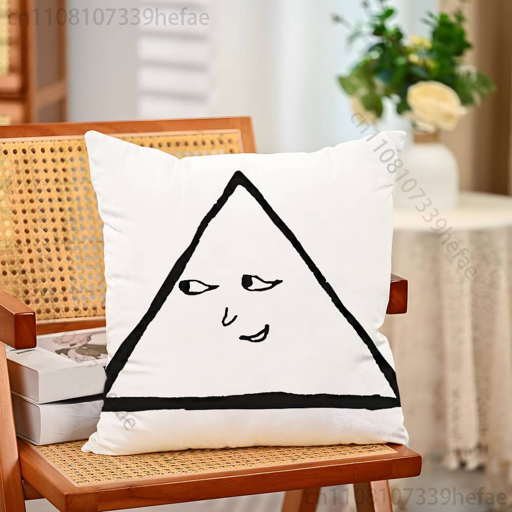 GGoodnight Oyasumi PPunpun Pillow Case Plush Pillow Cases Home Decoration Pillow Cover for Sofa Bed Chair Living Room