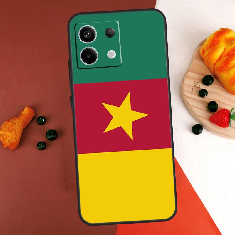 Republic of Cameroon Flag Case For Xiaomi Redmi Note 13 14 Pro 9 10 11 12 Pro 10S 11S 12S Redmi 13C 10C 12C 14C Coque